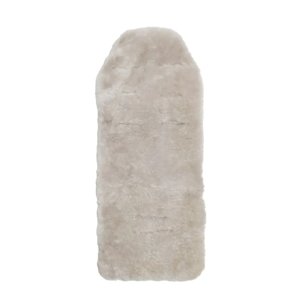 Aluna Lammeskinn til Vogn, Korthåret Lysegrå Discount