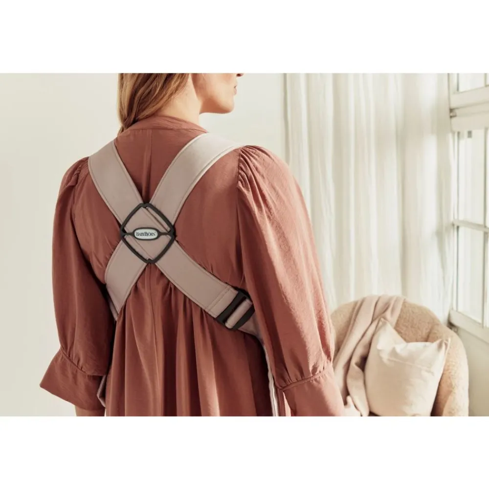 Babybjørn Bæresele Mini 3D Jersey, Lys Beige Outlet