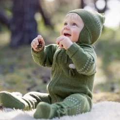 Lillelam Babytøfler, , Classic, Oliven Online