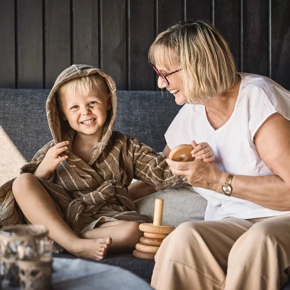 Leander Badekåpe, , Woodland, Mocca Online