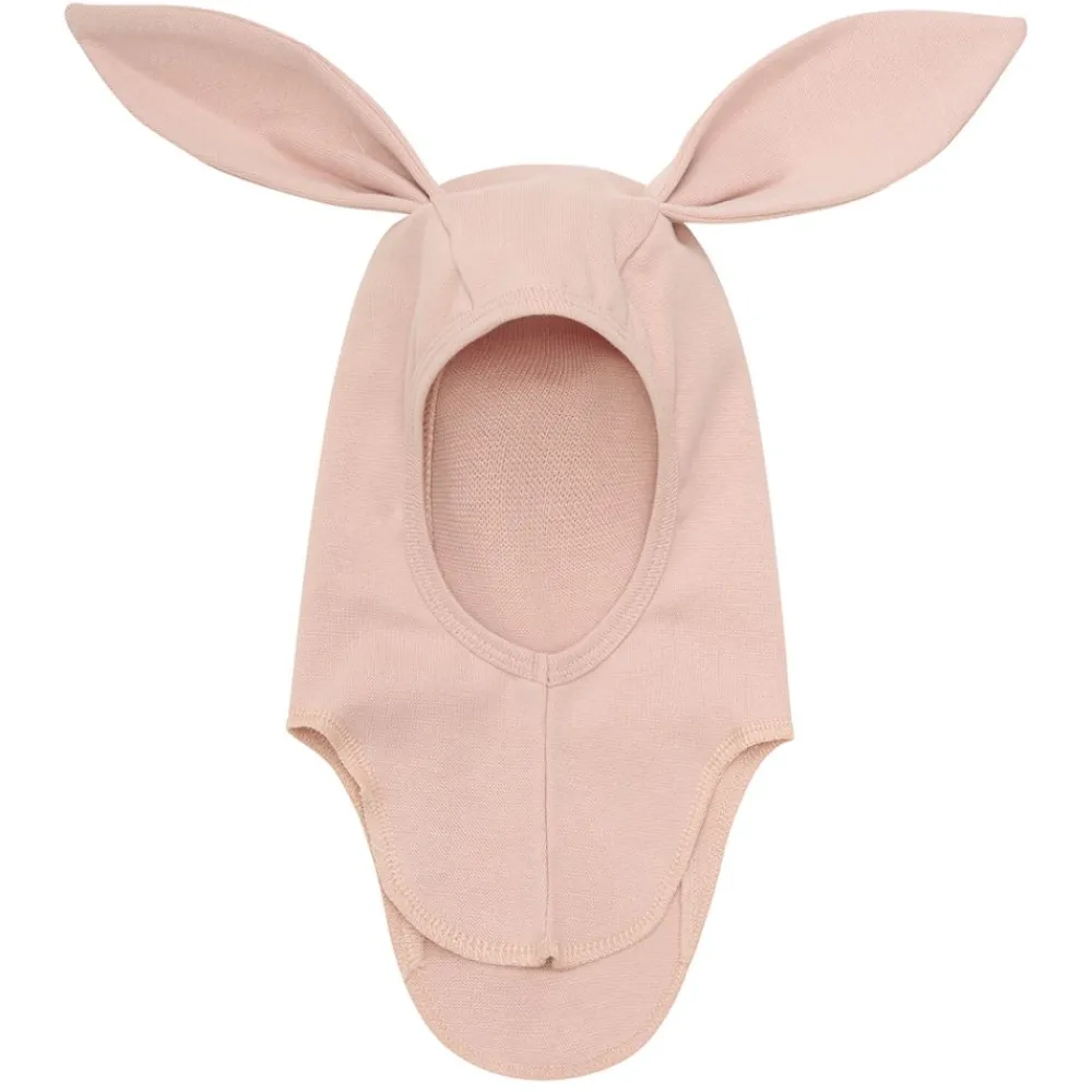 Huttelihut Balaclava Ears, , Cotton Rib, Mahogany Rose Hot