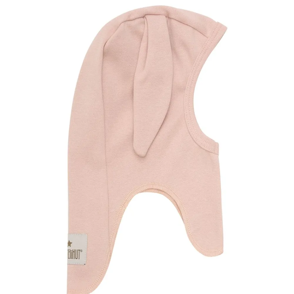 Huttelihut Balaclava Ears, , Cotton Rib, Mahogany Rose Hot