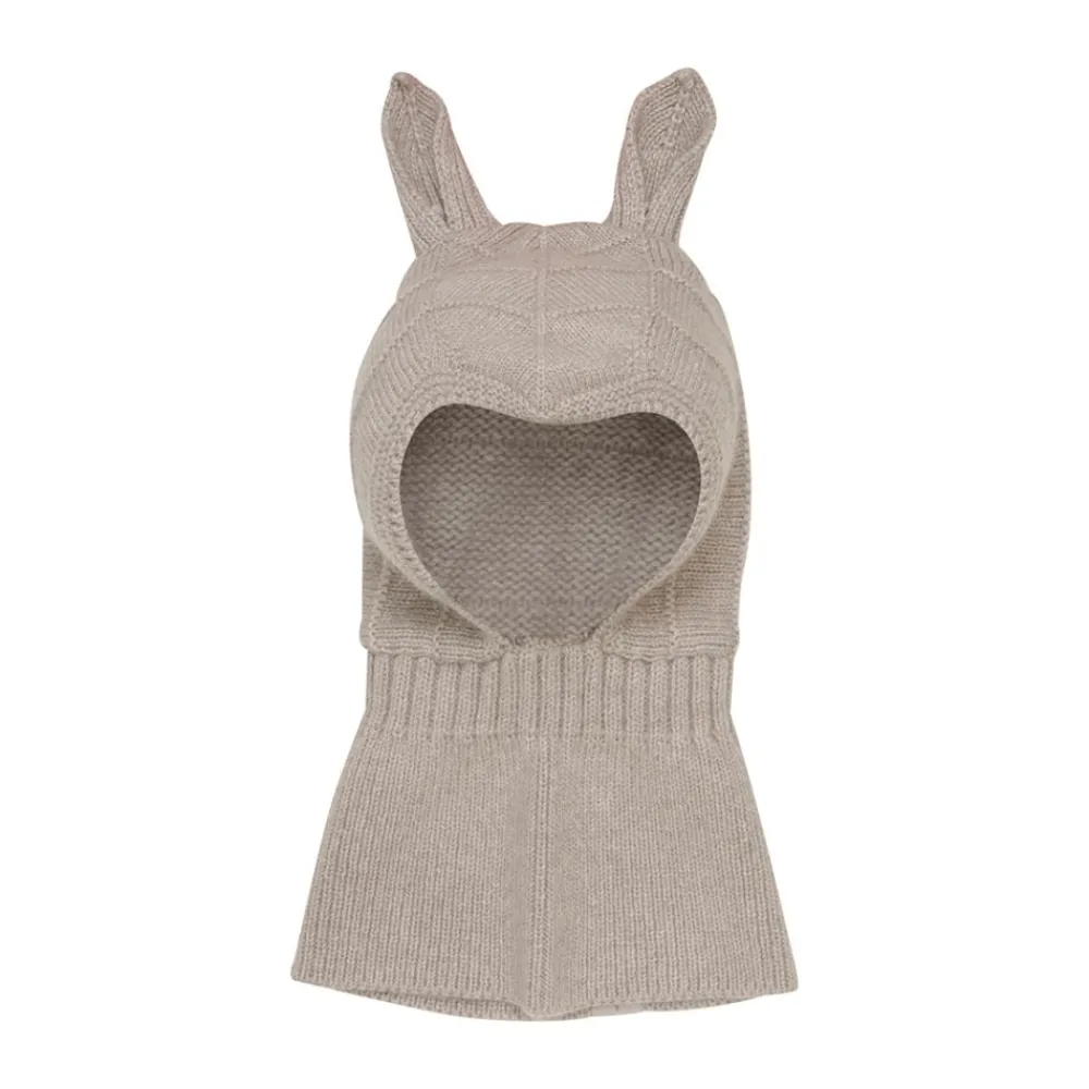 Huttelihut Balaclava Ears Wool, , Camel New