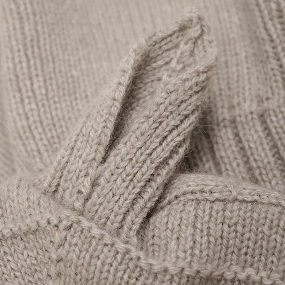 Huttelihut Balaclava Ears Wool, , Camel New