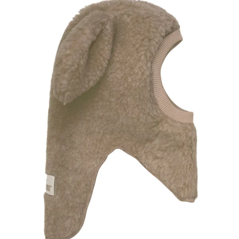 Huttelihut Balaclava, , Ears Wool Teddy, Camel Melange Discount