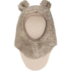 Huttelihut Balaclava, , Ears Wool Teddy, Camel Melange Clearance
