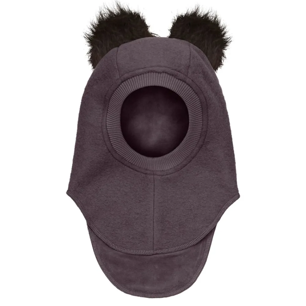 Huttelihut Balaclava, , Wool, PomPoms, Raisin New