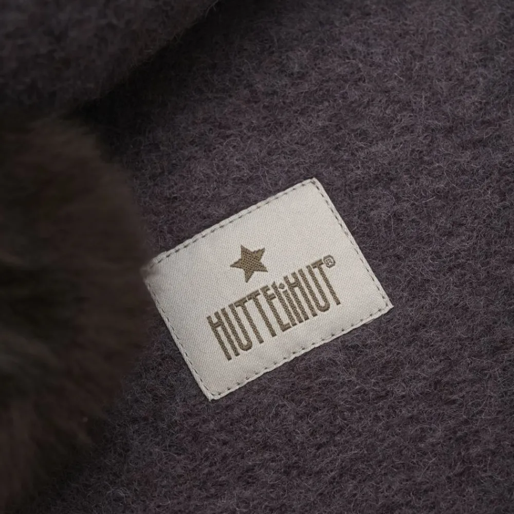 Huttelihut Balaclava, , Wool, PomPoms, Raisin New