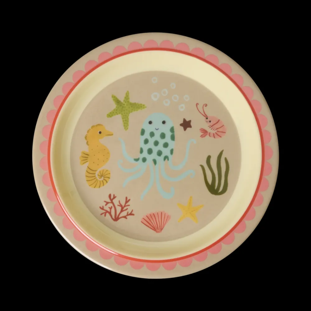 Rice Barnetallerken, Korallhavmotiv, Outlet