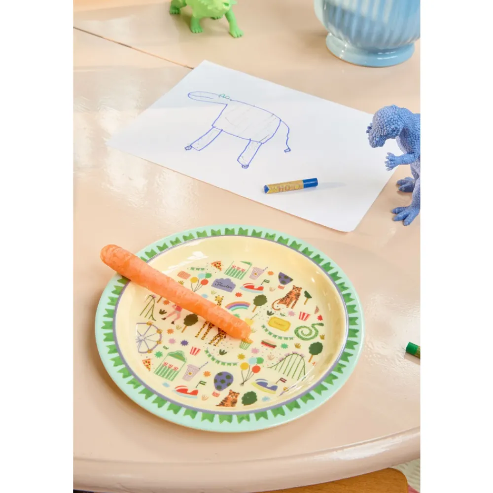 Rice Barnetallerken, Mint karnevalmotiv,