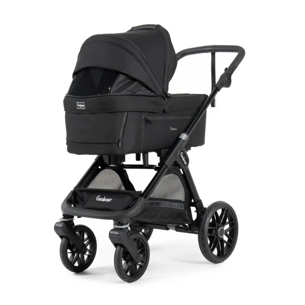 Emmaljunga Barnevogn, Komplett , Sento Pro Urban Ergo+, All Black Hot