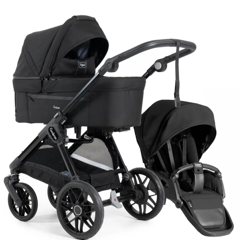 Emmaljunga Barnevogn, Komplett , Sento Pro Flat+, Urban Black Sale