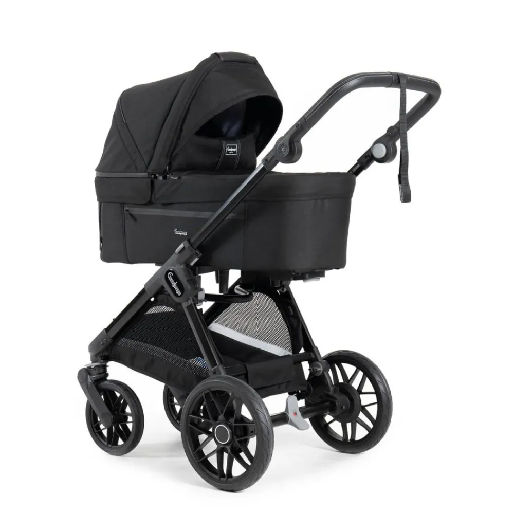 Emmaljunga Barnevogn, Komplett , Sento Max Ergo+, All Black Hot