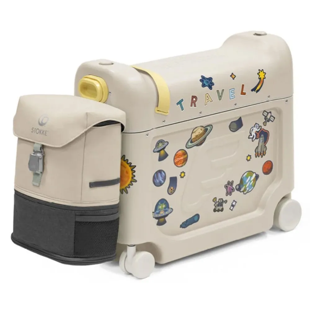 Stokke Bedbox+Crew Backpack, JetKids™ by ®, Moonglow White Hot