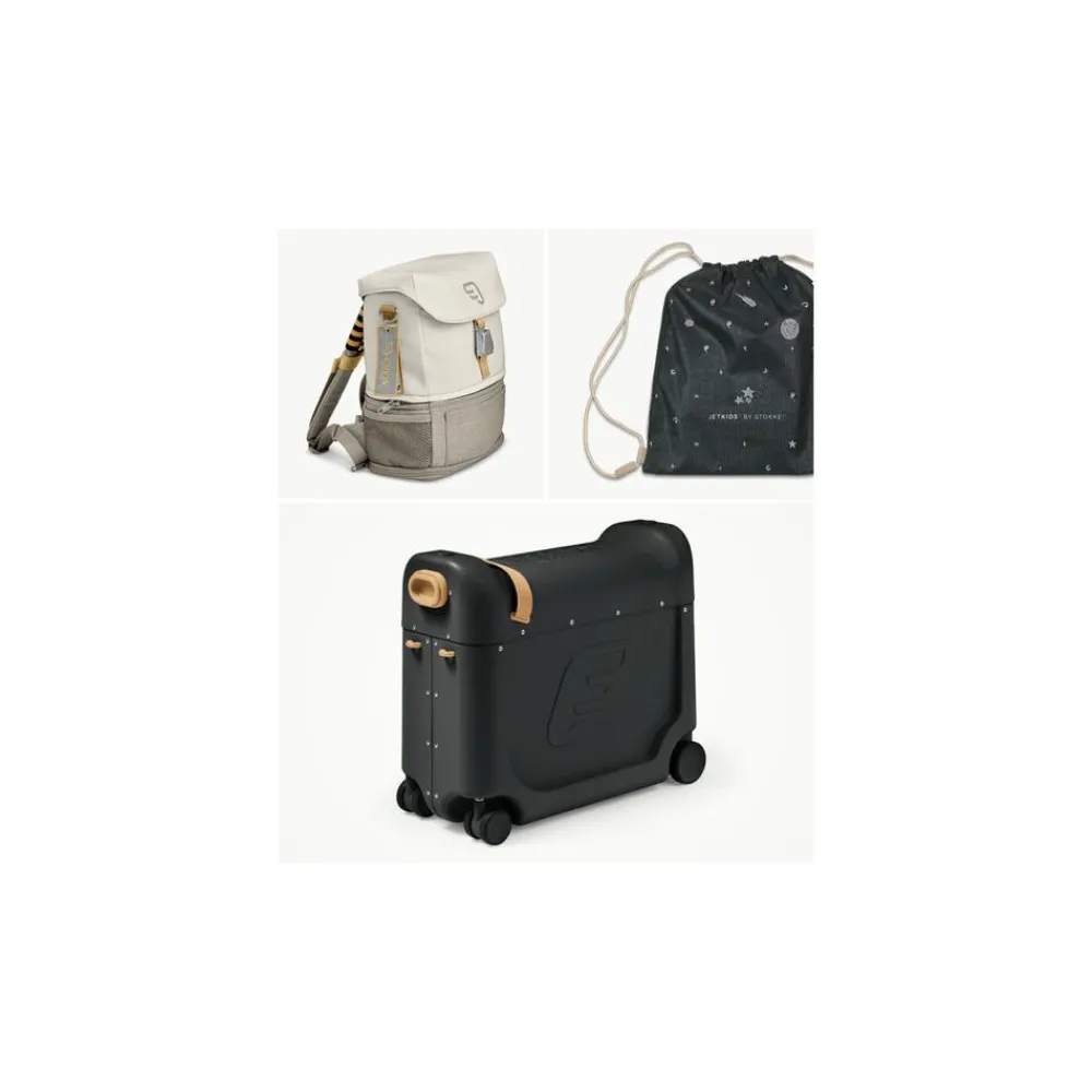Stokke Bedbox+Crew Backpack, Jetkids by , Black/White Hot