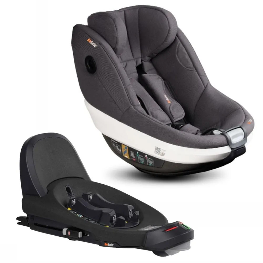 BeSafe Beyond, Dark Grey Melange Ink. Base, bilstol Best