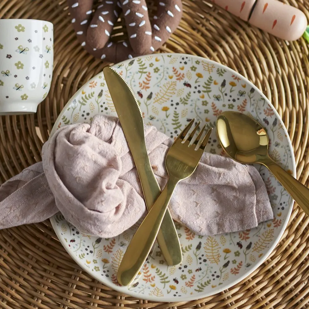 Bloomingville Bestikk, MINI, Ally, Gull, Rustfritt Stål Online