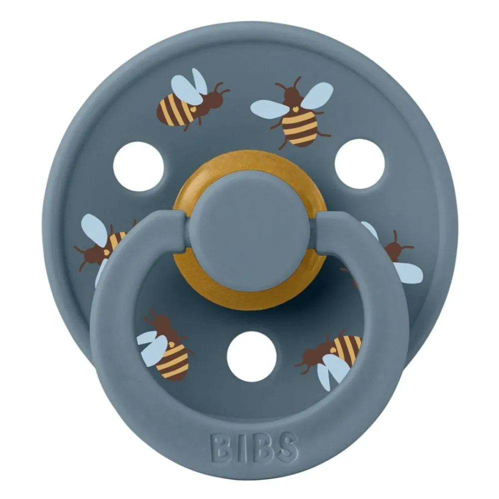 BIBS Smokk, Bumblebee Friends, Latex, Size 3, Petrol Online