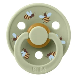 BIBS Smokk, Bumblebee Friends, Latex, Size 2, Sage New