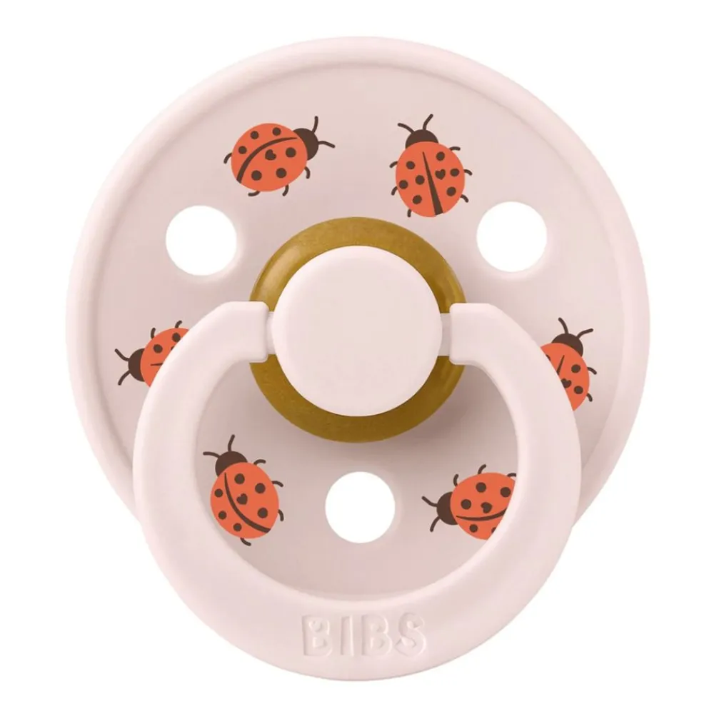 BIBS Smokk, Ladybug Friends, Latex, Size 2, Petal New