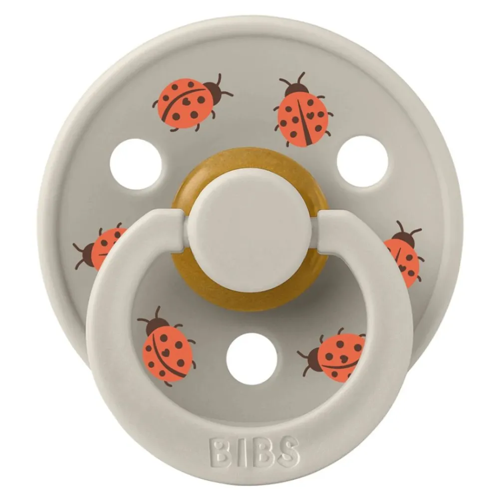 BIBS Smokk, Ladybug Friends, Latex, Size 3, Sand Discount