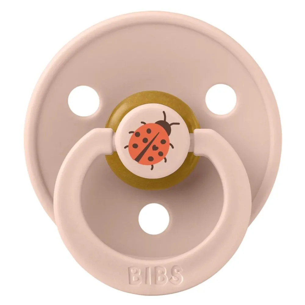 BIBS Smokk, Ladybug, Latex Size 2, Blush New