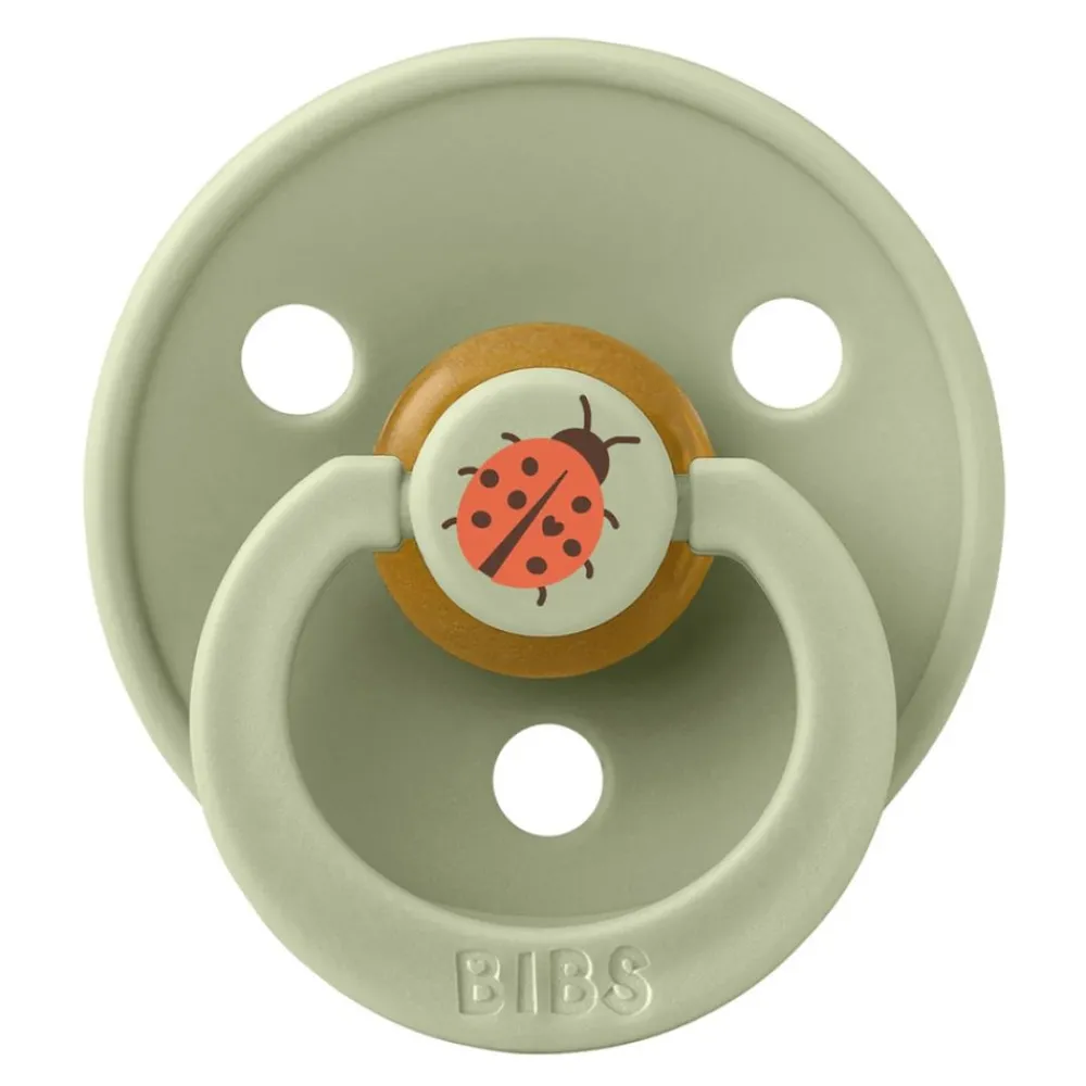 BIBS Smokk, Ladybug, Latex, Size 2, Sage