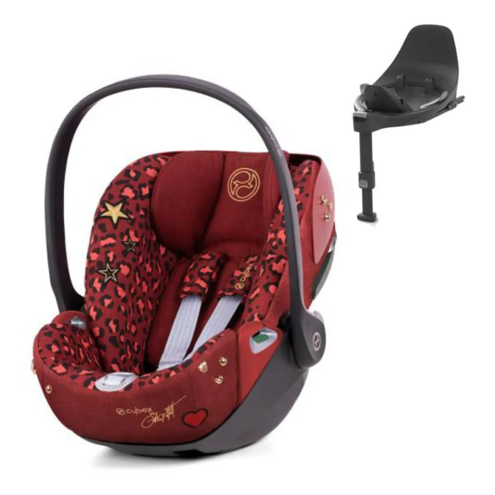 Cybex Bilstol, , Cloud Z2 i-Size, Rockstar Rosenrot, Red, inkl Base T Sale