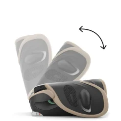 Cybex Bilstol, , Solution G2 Plus, Almond Beige Best