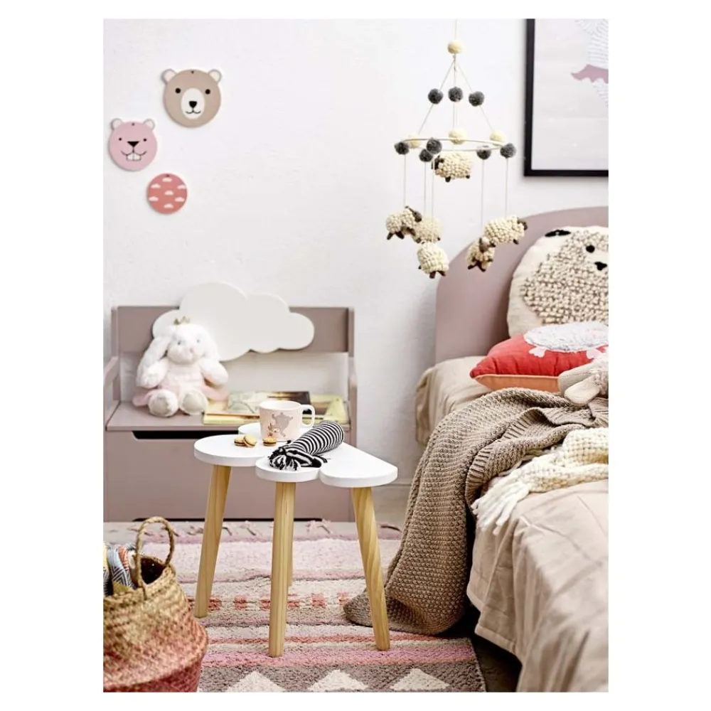 Bloomingville bord, hvit, sett med 2