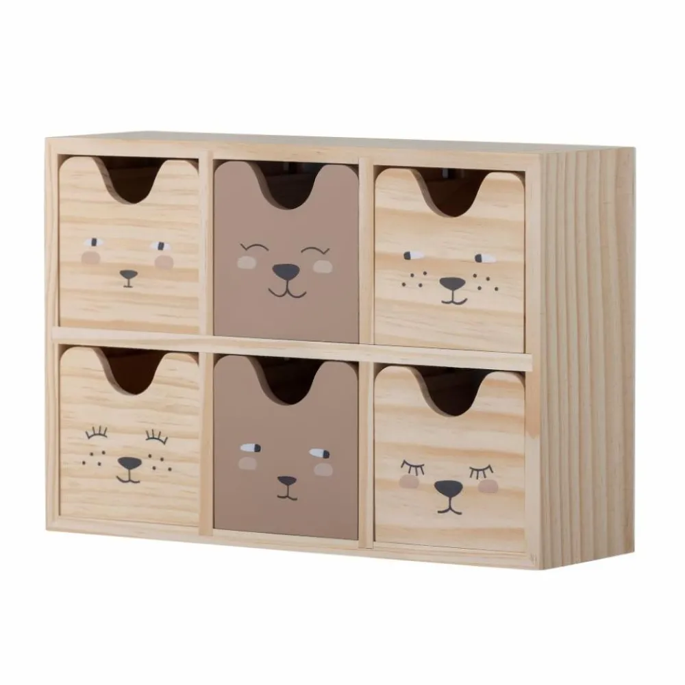 Bloomingville MINI Calle Oppbevaringsboks, Natur Hot