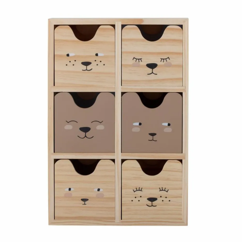 Bloomingville MINI Calle Oppbevaringsboks, Natur Hot