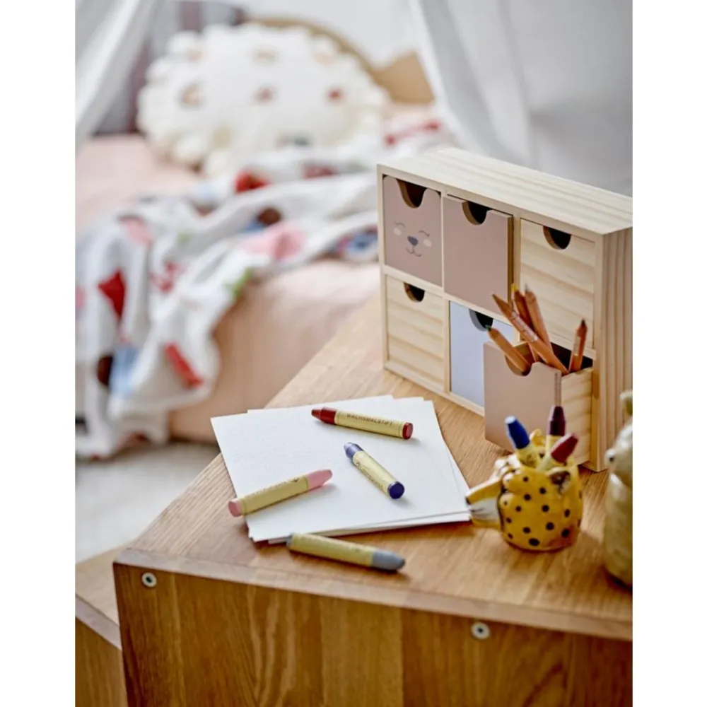 Bloomingville MINI Calle Oppbevaringsboks, Natur Hot