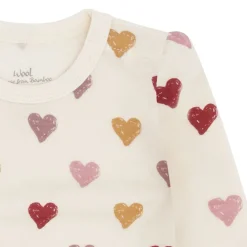 Hust & Claire Body, Hust&Claire, Ull/Bambus, Baloo Hearts Puff, Off White Online