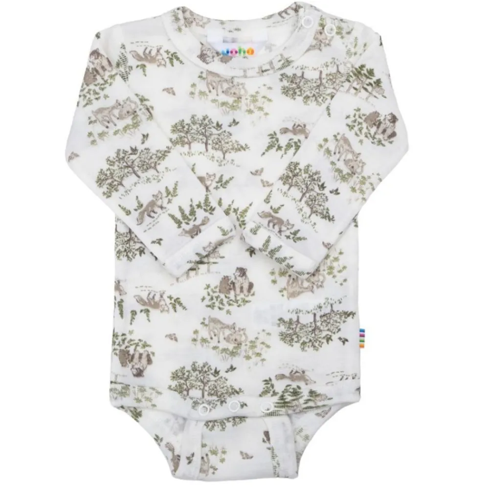 Joha Body, , Merinoull/silke, Skogsdyr, Offwhite Sale