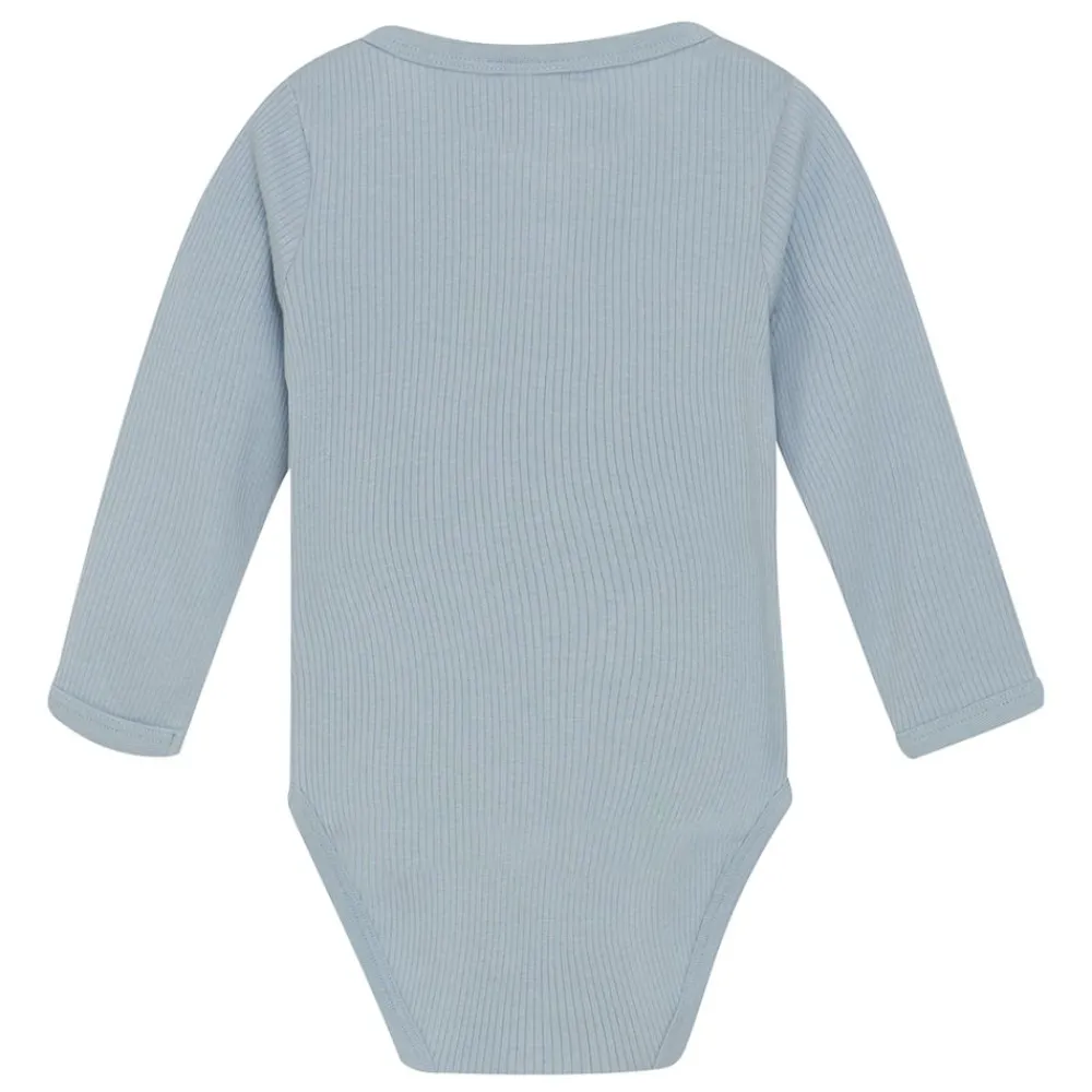 Body LS Rib, Minymo, Blue, Blue Fog