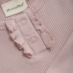 Body LS Rib, Minymo, Pale Mauve Hot