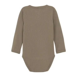 Body LS Rib, Minymo, Taupe Gray Clearance
