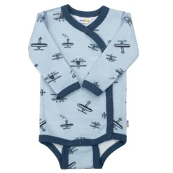 Joha Body m/sideknepp, , Ull/Bambus, Light Blue Clearance