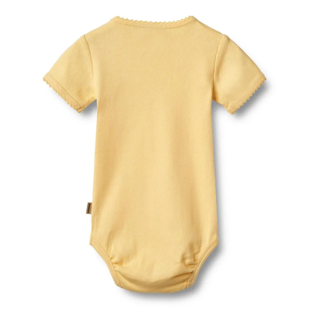 Wheat Body, , Rib, Lace Elisa, Golden Yellow Discount