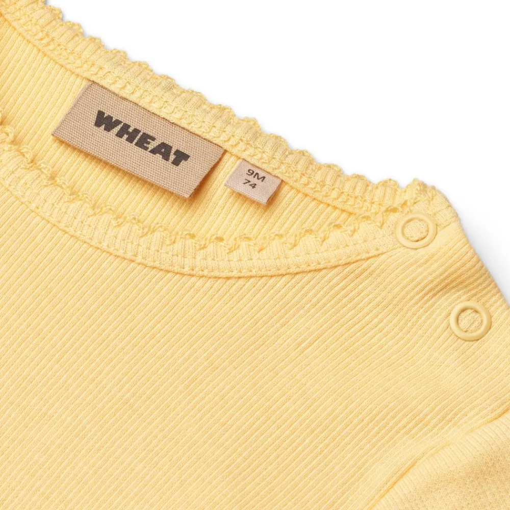 Wheat Body, , Rib, Lace Elisa, Golden Yellow Discount