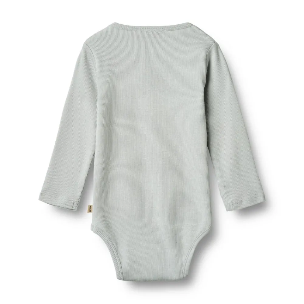 Wheat Body, , Rib, Spencer, Soft Blue