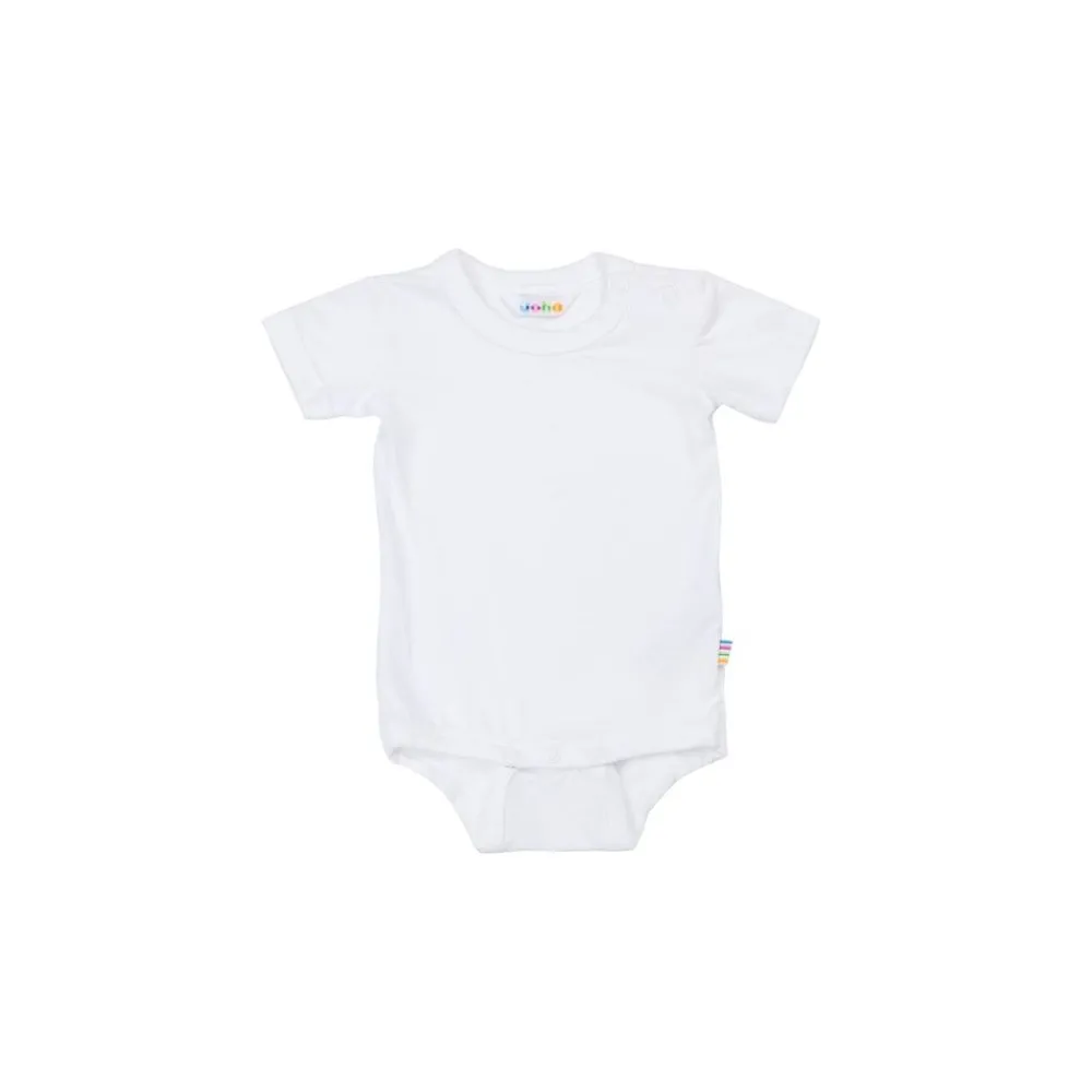Joha Body w/short sleeve, , Bambus, Hvit