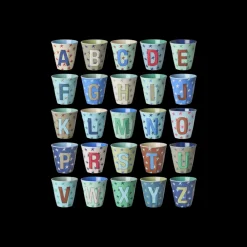 Rice Bokstavkopp 250 ml, Stjernedesign,