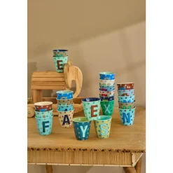 Rice Bokstavkopp 250 ml, Stjernedesign,