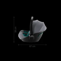 Britax Bilstol Baby-Safe³, Midnight Grey Discount