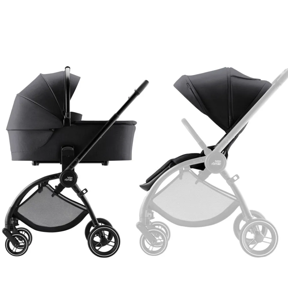 Britax Rio, Carbon Black, Komplett barnevogn Best