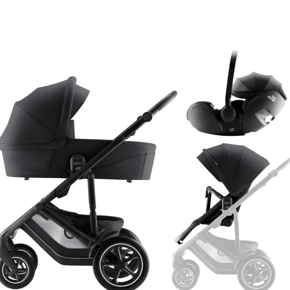 Britax Smile 5z, Carbon Black, 3in1, + Baby-Safe Pro Clearance