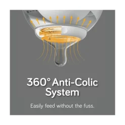 Brystmelkflaske, Nanobébé, Grå,150 ml, 2pk Gen 2 New