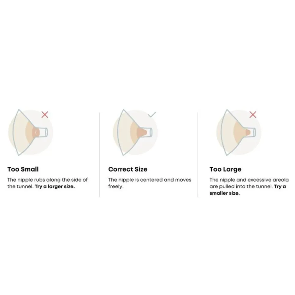 Brystskjold, Lola & Lykke, 24 mm Hot